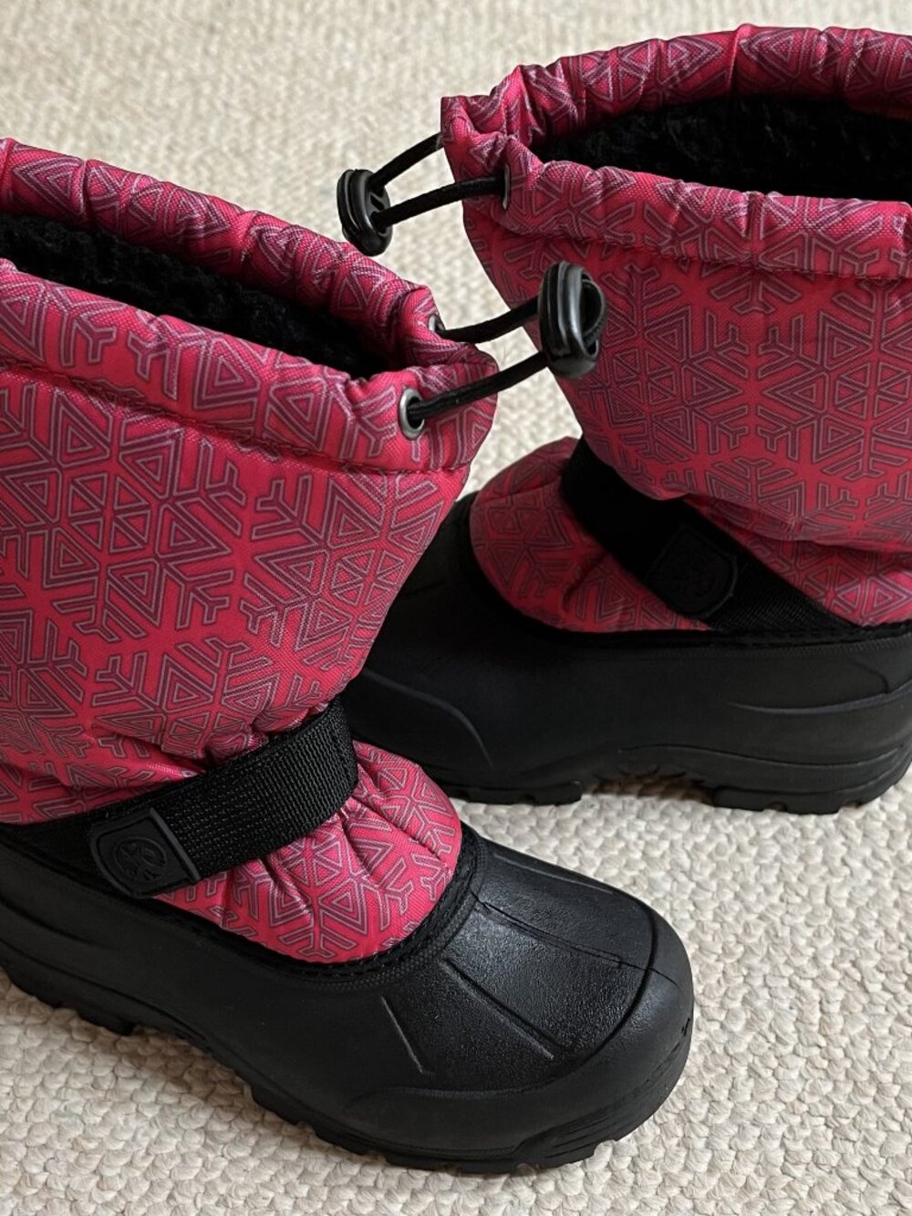 Thermolite Girl's Size 3 Pink Snow Boots Shoes